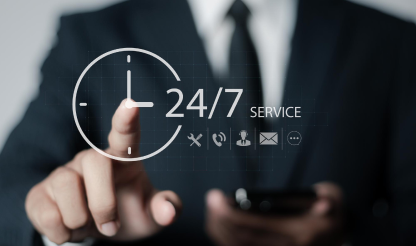 24/7 Non-stop service